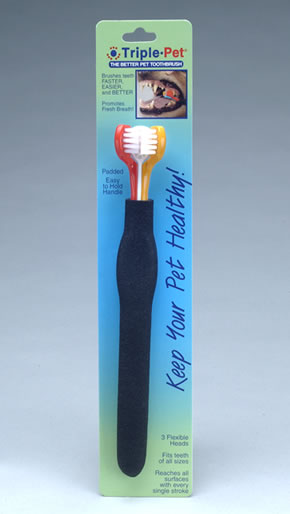 TRIPLE PET TOOTHBRUSH