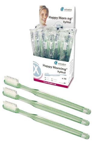 HAPPY MORNING XYLITOL TOOTHBRUHES