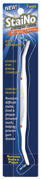  STAINO  TWIN  INTERDENTAL BRUSH  MICRO TAPERED